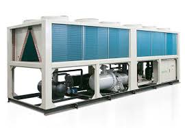 Concrete batching chiller
