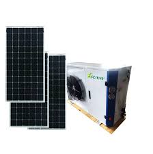 Solar power cooling chiller