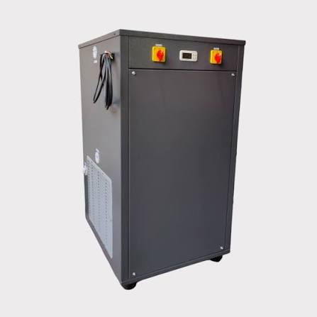 Induction furnace chiller